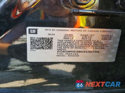 Zdjęcie 12 z 12 samochodu: 2019 CADILLAC XTS LUXURY VIN:2G61M5S38K9150706 - miniatura