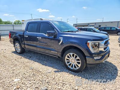 Czwarte zdjęcie samochodu z boku: 2021 FORD F150 SUPERCREW VIN:1FTFW1ED2MFA83315 - miniatura