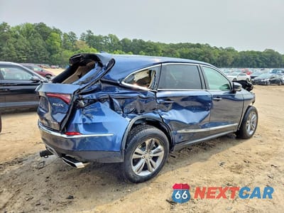 Trzecie zdjęcie samochodu z tyłu: 2025 ACURA MDX VIN:5J8YE1H35SL031756 - miniatura