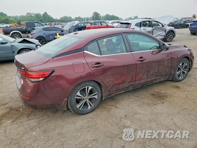 Trzecie zdjęcie samochodu z tyłu: 2021 NISSAN SENTRA SV VIN:3N1AB8CV5MY248540 - miniatura