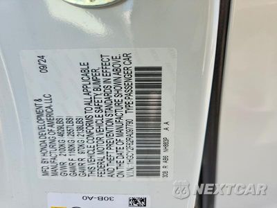 Zdjęcie 12 z 12 samochodu: 2024 HONDA ACCORD HYBRID EXL VIN:1HGCY2F62RA097790 - miniatura