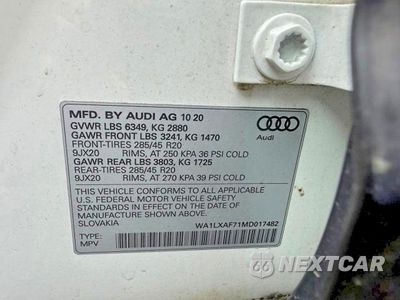 Zdjęcie 10 z 14 samochodu: 2021 AUDI Q7 PREMIUM PLUS VIN:WA1LXAF71MD017482 - miniatura