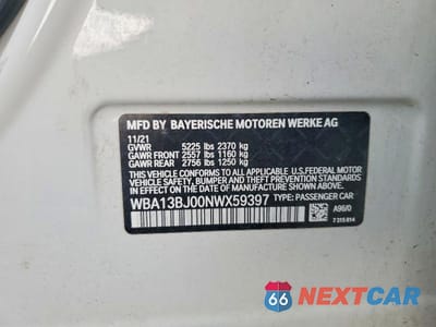 Zdjęcie 12 z 12 samochodu: 2022 BMW 530 XI VIN:WBA13BJ00NWX59397 - miniatura
