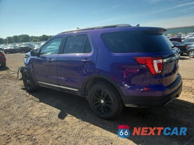 Drugie zdjęcie samochodu z przodu: 2019 FORD EXPLORER XLT VIN:1FM5K8D8XKGA21605 - miniatura