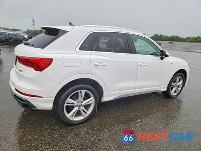 Trzecie zdjęcie samochodu z tyłu: 2020 AUDI Q3 PREMIUM S LINE VIN:WA1DECF3XL1066411 - miniatura