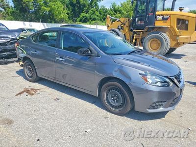 Czwarte zdjęcie samochodu z boku: 2019 NISSAN SENTRA S VIN:3N1AB7AP1KY401779 - miniatura