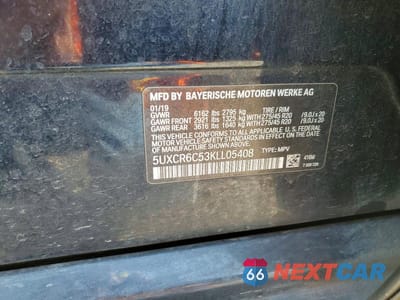Zdjęcie 13 z 13 samochodu: 2019 BMW X5 XDRIVE40I VIN:5UXCR6C53KLL05408 - miniatura