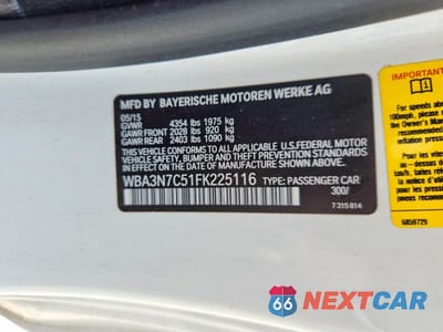 Zdjęcie 12 z 12 samochodu: 2015 BMW 428 I VIN:WBA3N7C51FK225116 - miniatura