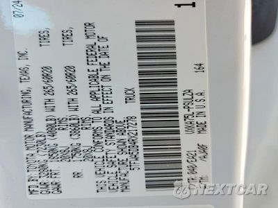 Zdjęcie 12 z 12 samochodu: 2024 TOYOTA TUNDRA LIMITED VIN:5TFWA5DB4RX217278 - miniatura