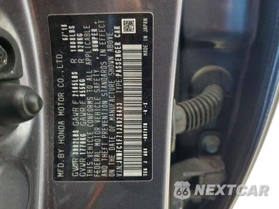 Zdjęcie 12 z 12 samochodu: 2018 HONDA CIVIC EXL VIN:JHMFC1F71JX026433 - miniatura