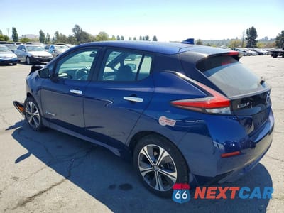 Drugie zdjęcie samochodu z przodu: 2019 NISSAN LEAF SV PLUS VIN:1N4BZ1CP5KC321455 - miniatura