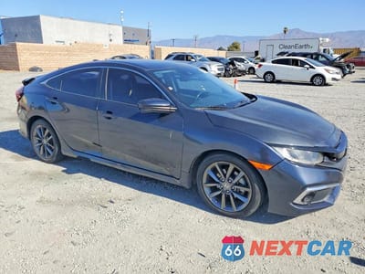 Czwarte zdjęcie samochodu z boku: 2019 HONDA CIVIC EX VIN:JHMFC1F36KX008394 - miniatura