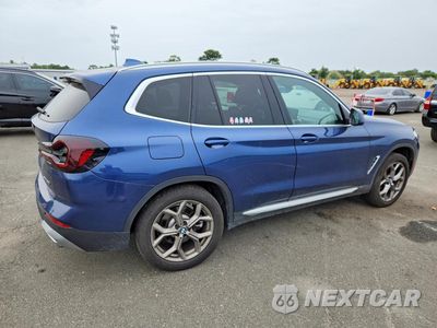 Trzecie zdjęcie samochodu z tyłu: 2022 BMW X3 XDRIVE30I VIN:5UX53DP06N9J94528 - miniatura