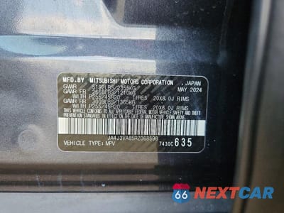 Zdjęcie 13 z 13 samochodu: 2024 MITSUBISHI OUTLANDER SE VIN:JA4J3VA85RZ068598 - miniatura