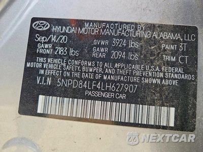 Zdjęcie 13 z 13 samochodu: 2020 HYUNDAI ELANTRA SEL VIN:5NPD84LF4LH627907 - miniatura