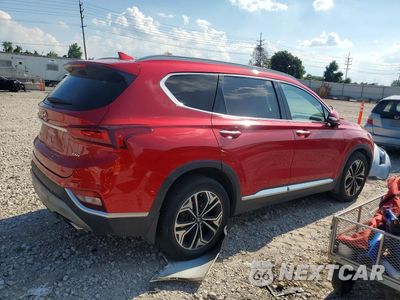 Trzecie zdjęcie samochodu z tyłu: 2020 HYUNDAI SANTA FE SEL 2.0T VIN:5NMS33AA5LH198197 - miniatura