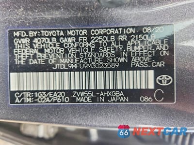 Zdjęcie 12 z 12 samochodu: 2021 TOYOTA PRIUS XLE AWD-E VIN:JTDL9MFU9M3023589 - miniatura