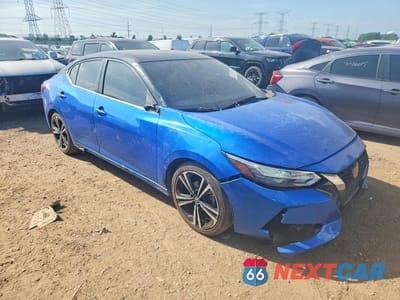 Czwarte zdjęcie samochodu z boku: 2023 NISSAN SENTRA SR VIN:3N1AB8DV1PY222312 - miniatura