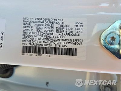 Zdjęcie 14 z 14 samochodu: 2025 HONDA CR-V SPORT TOURING VIN:7FARS6H9XSE007005 - miniatura