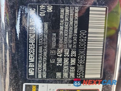 Zdjęcie 12 z 12 samochodu: 2019 MERCEDES-BENZ C 300 4MATIC VIN:55SWF8EB0KU308290 - miniatura