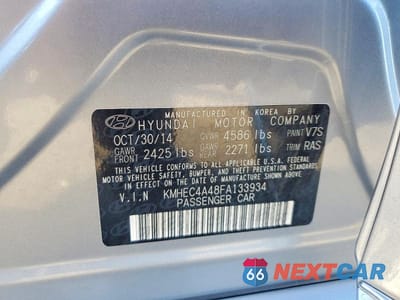 Zdjęcie 23 z 24 samochodu: 2015 HYUNDAI SONATA HYBRID BASE VIN:KMHEC4A48FA133934 - miniatura