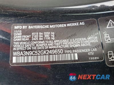 Zdjęcie 12 z 12 samochodu: 2016 BMW 428 XI VIN:WBA3N9C52GK249650 - miniatura