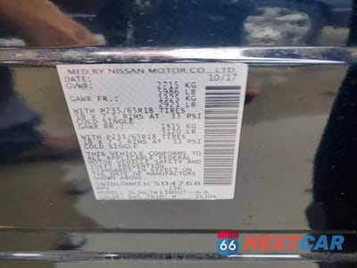 Zdjęcie 14 z 14 samochodu: 2018 INFINITI QX60 BASE VIN:5N1DL0MM3JC504768 - miniatura