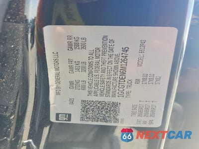 Zdjęcie 12 z 12 samochodu: 2021 CHEVROLET COLORADO Z71 VIN:1GCGTDEN6M1264745 - miniatura