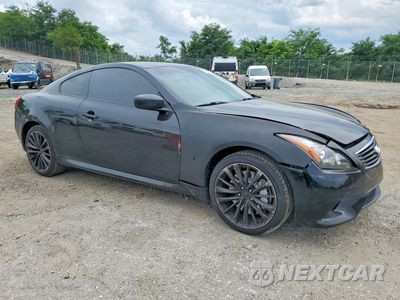 Czwarte zdjęcie samochodu z boku: 2014 INFINITI Q60 COUPE BASE VIN:JN1CV6EL6EM131960 - miniatura