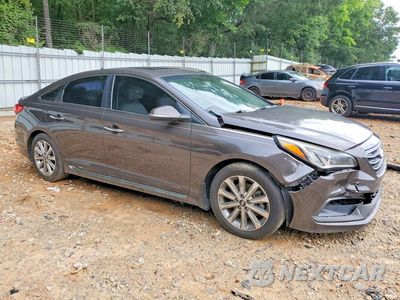 Czwarte zdjęcie samochodu z boku: 2016 HYUNDAI SONATA LIMITED VIN:5NPE34AF0GH375441 - miniatura