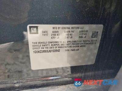 Zdjęcie 13 z 13 samochodu: 2018 CADILLAC CT6 LUXURY VIN:1G6KC5RX6JU122842 - miniatura
