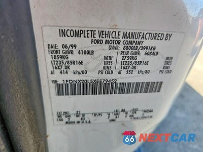 Zdjęcie 13 z 13 samochodu: 1999 FORD F250 SUPER DUTY VIN:1FDNX20L5XEE79452 - miniatura