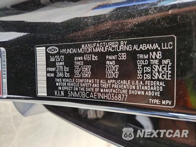 Zdjęcie 13 z 13 samochodu: 2022 HYUNDAI TUCSON SEL VIN:5NMJBCAE1NH036877 - miniatura