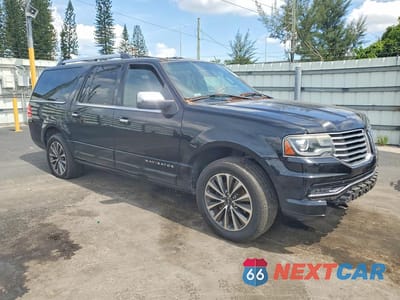 Czwarte zdjęcie samochodu z boku: 2017 LINCOLN NAVIGATOR L SELECT VIN:5LMJJ3JT5HEL08932 - miniatura