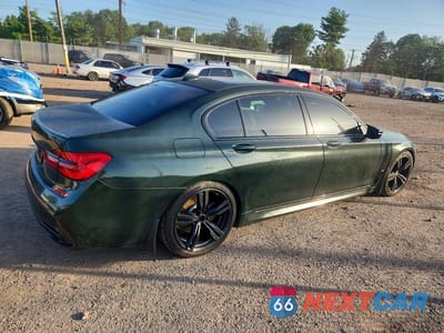 Trzecie zdjęcie samochodu z tyłu: 2018 BMW 750 XI VIN:WBA7F2C50JB238725 - miniatura
