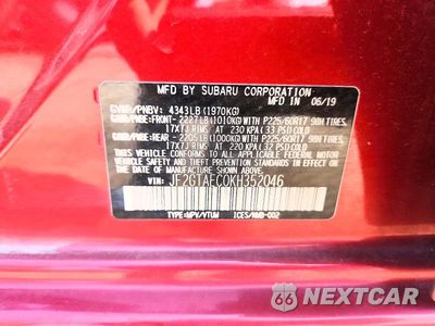 Zdjęcie 13 z 13 samochodu: 2019 SUBARU CROSSTREK PREMIUM VIN:JF2GTAEC0KH352046 - miniatura