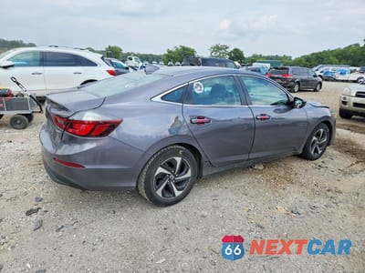 Trzecie zdjęcie samochodu z tyłu: 2021 HONDA INSIGHT EX VIN:19XZE4F56ME010547 - miniatura