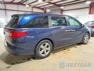 Trzecie zdjęcie samochodu z tyłu: 2018 HONDA ODYSSEY EXL VIN:5FNRL6H70JB087372 - miniatura