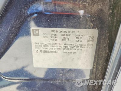 Zdjęcie 12 z 12 samochodu: 2016 CHEVROLET CRUZE VIN:1G1PC5SH7G7190329 - miniatura