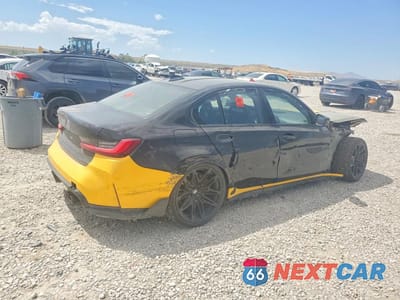Trzecie zdjęcie samochodu z tyłu: 2022 BMW M3 COMPETITION VIN:WBS43AY04NFM22983 - miniatura