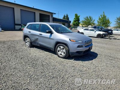 Czwarte zdjęcie samochodu z boku: 2016 JEEP CHEROKEE SPORT VIN:1C4PJLAB9GW167011 - miniatura