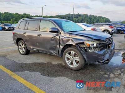 Czwarte zdjęcie samochodu z boku: 2008 TOYOTA HIGHLANDER SPORT VIN:JTEES43A582041991 - miniatura