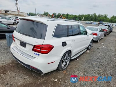 Trzecie zdjęcie samochodu z tyłu: 2019 MERCEDES-BENZ GLS 550 4MATIC VIN:4JGDF7DE9KB211859 - miniatura