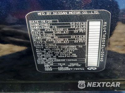 Zdjęcie 13 z 13 samochodu: 2021 INFINITI QX50 LUXE VIN:3PCAJ5BB9MF100960 - miniatura