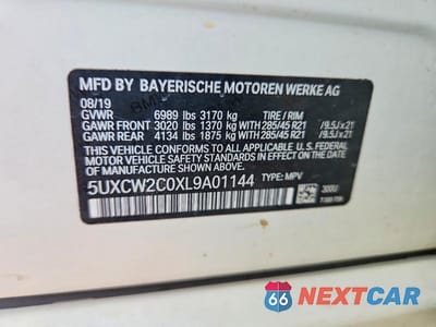 Zdjęcie 14 z 14 samochodu: 2020 BMW X7 XDRIVE40I VIN:5UXCW2C0XL9A01144 - miniatura