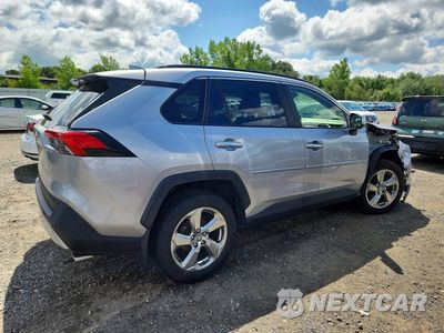 Trzecie zdjęcie samochodu z tyłu: 2019 TOYOTA RAV4 LIMITED VIN:JTMDWRFV6KD524238 - miniatura