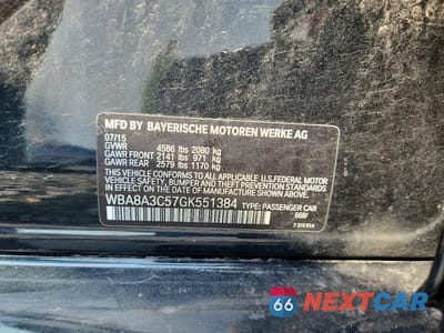 Zdjęcie 12 z 12 samochodu: 2016 BMW 320 XI VIN:WBA8A3C57GK551384 - miniatura