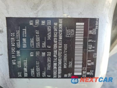 Zdjęcie 13 z 13 samochodu: 2010 FORD TRANSIT CONNECT XLT VIN:NM0KS9BN6AT014000 - miniatura