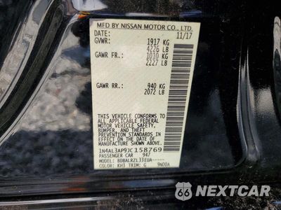 Zdjęcie 13 z 13 samochodu: 2018 NISSAN ALTIMA 2.5 SL VIN:1N4AL3AP9JC158769 - miniatura