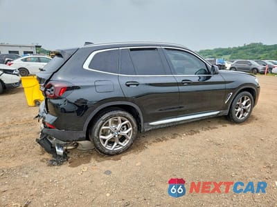 Trzecie zdjęcie samochodu z tyłu: 2024 BMW X3 XDRIVE30I VIN:WBX57DP08RN277030 - miniatura